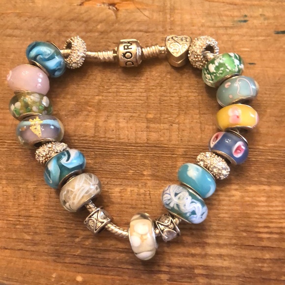 CLASSIC STERLING SILVER BRACELET W/ BARREL CLASP - Picture 2 of 3